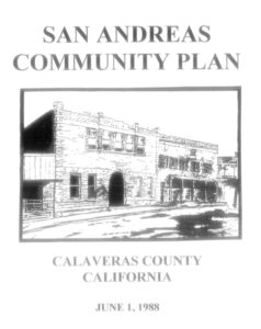 San Andreas Community Plan rustic illustration